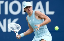 Iga Swiatek of Poland advanced to the WTA Toronto Masters semi-finals by defeating Russian Diana Shnaider