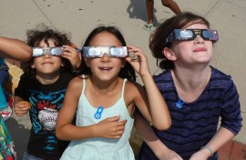 Eclipses happen when the Moon passes directly between the Sun and Earth