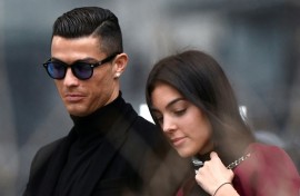 Cristiano Ronaldo and Georgina Rodriguez in Madrid on January 22, 2019