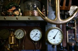 McLaughlin has filled his shed with memorabilia collected from online sales and places he worked
