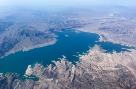 The water levels on Lake Mead are now just above the threshold at which electricity production would be affected