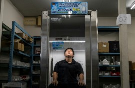 A phonebooth-sized refrigerator for humans launched this year but has proved popular in Japan
