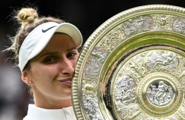 Czech Republic's Marketa Vondrousova won her maiden Grand Slam title at Wimbledon in 2023