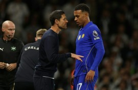 Morgan Rogers (R) put Chelsea back in front on his debut after becoming the most expensive British player in history