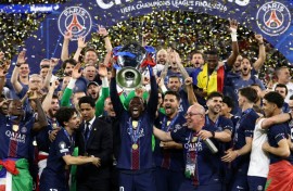 Paris Saint-Germain are bidding to win a third straight Champions League title after retaining the trophy by beating Arsenal on penalties in last season's final