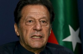 Former Pakistan cricket captain and prime minister Imran Khan