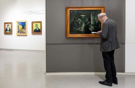 'The Potato Eaters' is one of the works on display