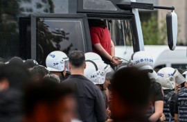 Dozens of people were arrested in the protests, which began after LGBTQ activists were targeted last weekend