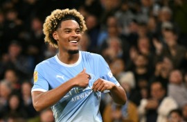 Floyd Samba scored twice on his Manchester City debut