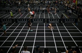 Hyrox indoor fitness races have been booming in popularity