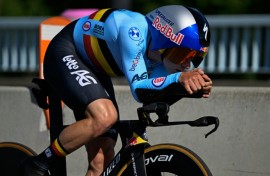 Belgium's Remco Evenepoel has not lost a time-trial since the 2025 Tour de France