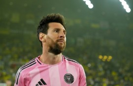 Lionel Messi leaves the field after Inter Miami's costly defeat to Columbus Crew in Major League Soccer