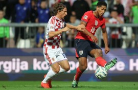 Luka Modric said he hoped his team could have a positive reaction against Spain after being thrashed by England