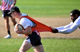 Rookie Issac Henry (L) has been called up by the Wallabies to face New Zealand