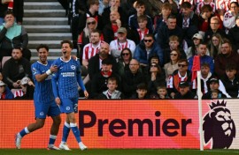 Brighton sit third in the Premier League