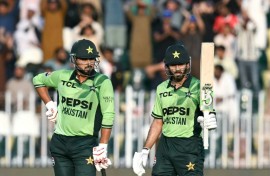 Hasan Nawaz and Arafat Minhas struck solid half-centuries as Pakistan posted 302-9 in the tri-series match against England in Rawalpindi