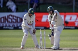 Nightwatchman Scott Boland offered admirable resistance but eventually departed for a stubborn 40 off 166 balls