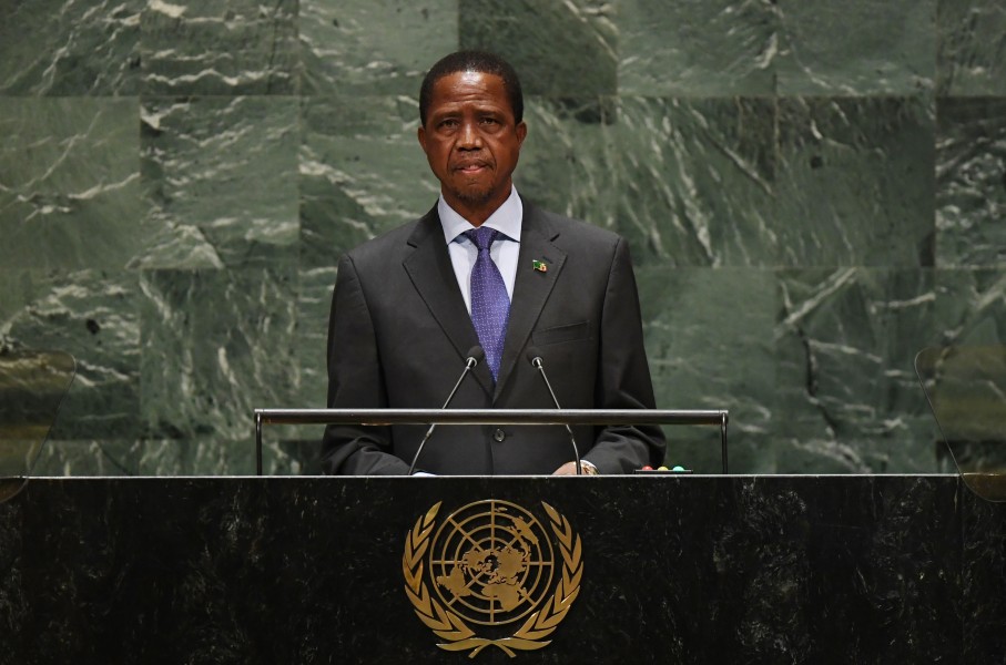 Zambia President Edgar Lungu