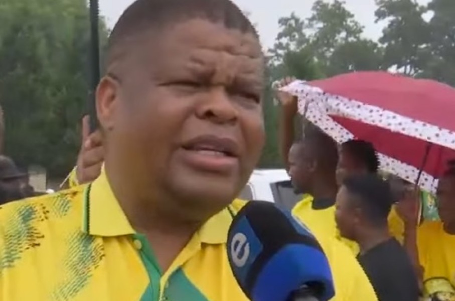 ANC NEC member David Mahlobo. (eNCA\Screenshot)