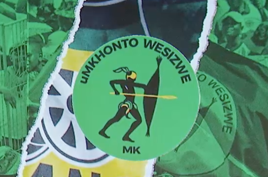 MK Party and ANC logos.