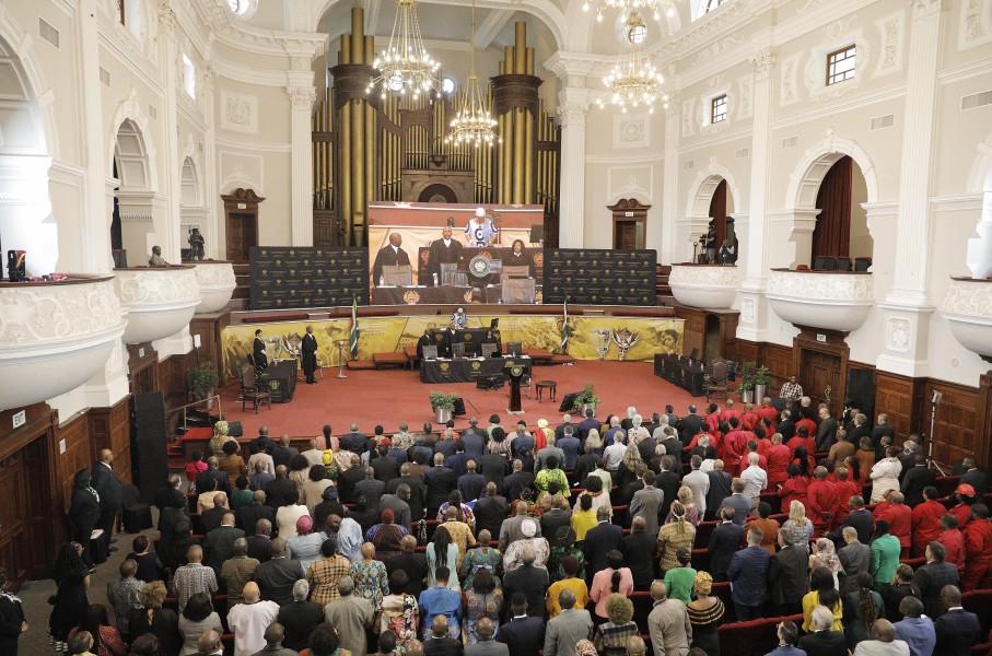 File: Members of the South African Parliament.