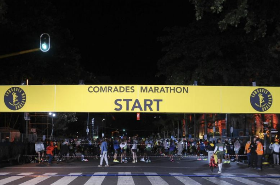 A general view of the start of the 2024 Comrades Marathon. BackpagePix/Phamakisa Lensman
