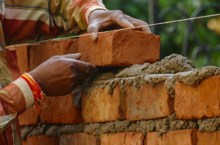 File: A construction worker on a building site. GettyImages/anand purohit