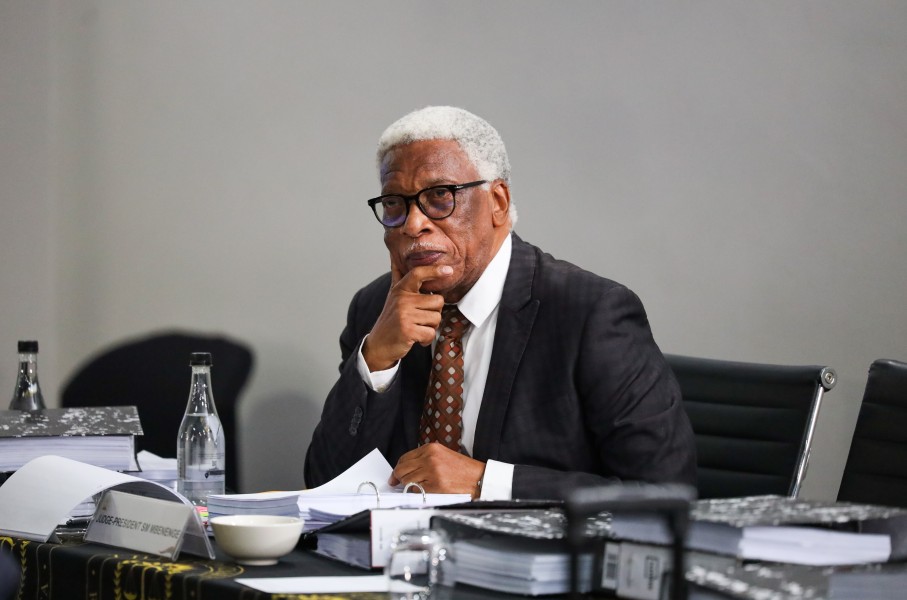 Selby Mbenenge (Judge President) at the Judicial Tribunal Hearing. Gallo Images/Luba Lesolle