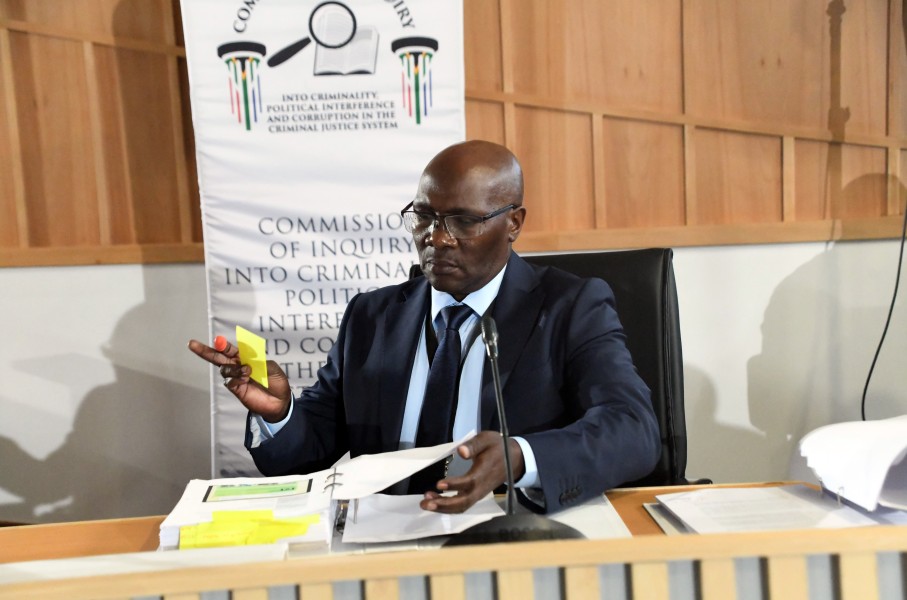 Dumisani Khumalo at the Madlanga Commission Of Inquiry. Gallo Images/Frennie Shivambu