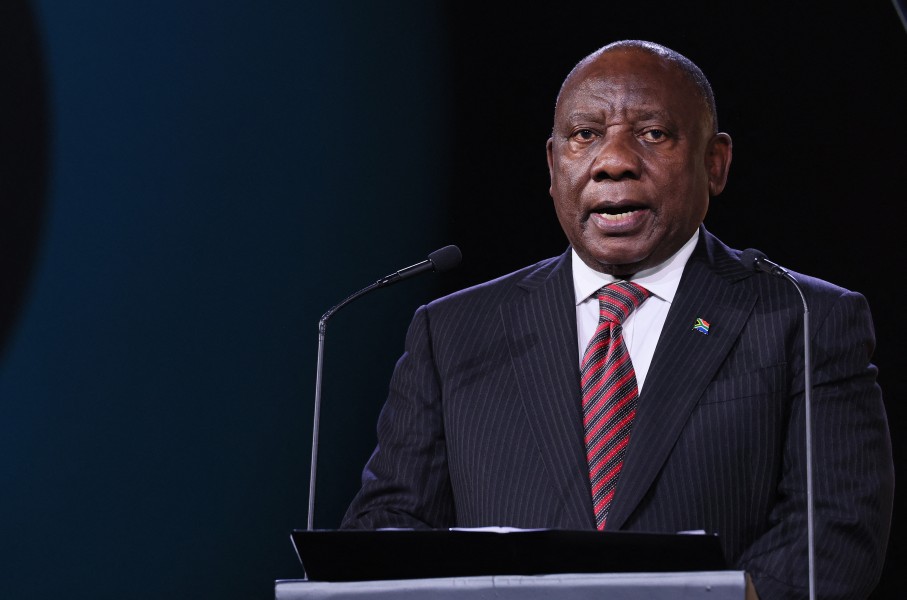 President Cyril Ramaphosa. Jemal Countess/Getty Images for Global Citizen/AFP