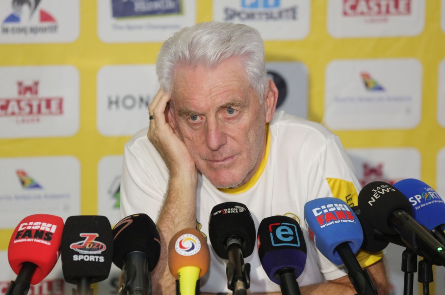 Bafana Bafana head coach Hugo Broos.