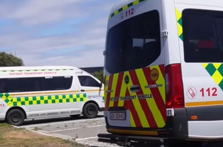 Image of Emergency Services (EMS) vehicles in Nelson Mandela Bay.