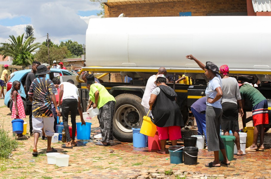 Water shortages. Fani Mahuntsi/Gallo Images