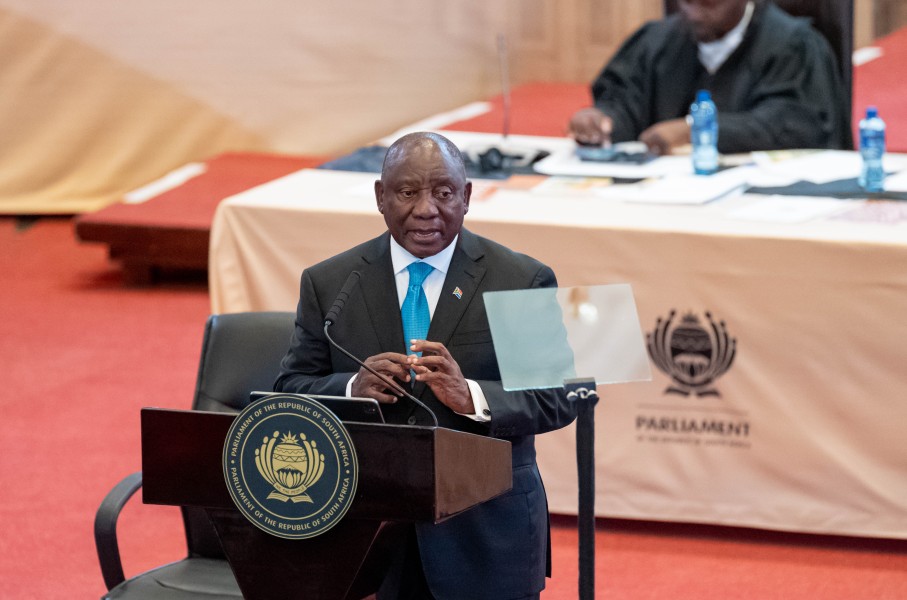 President Cyril Ramaphosa. Gallo Images/Jeffrey Abrahams