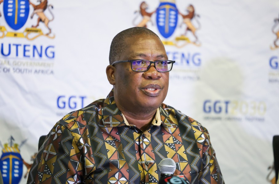 Gauteng Premier Panyaza Lesufi delivers the State of the Province Address in Johannesburg this evening. Photos from Gallo Images 
