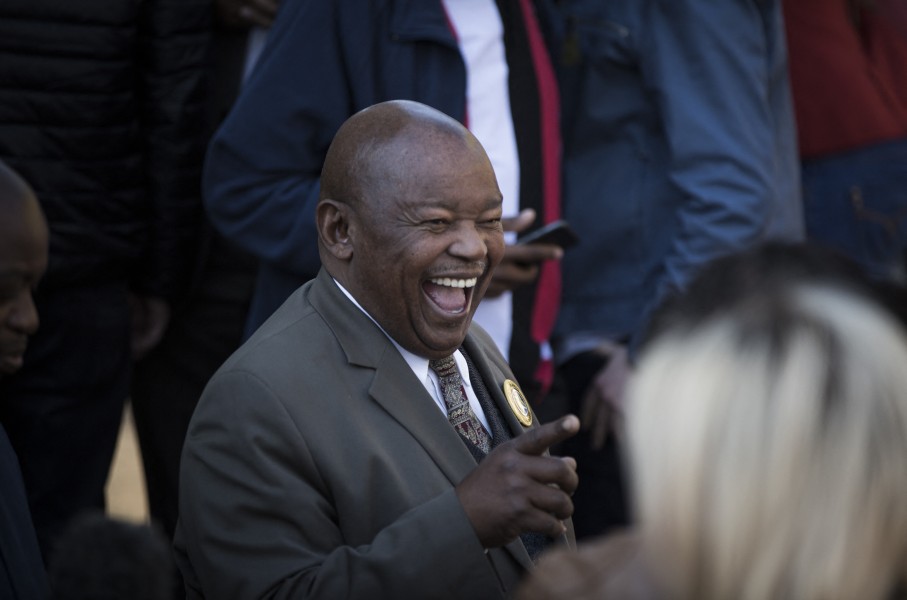 Mosiuoa "Terror" Lekota. AFP/Gulshan Khan