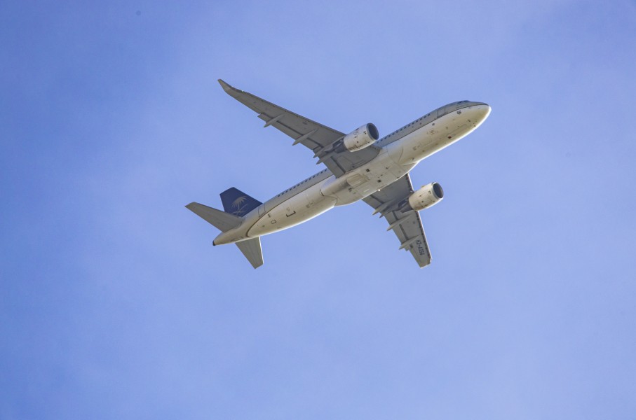 File: An Airbus A320 passenger aircraft spotted flying. Nicolas Economou/NurPhoto via AFP