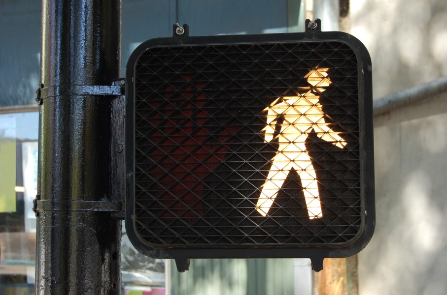 A pedestrian crossing. GettyImages/csredon