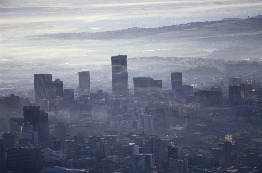Smog over Johannesburg. GettyImages/Charles O'Rear