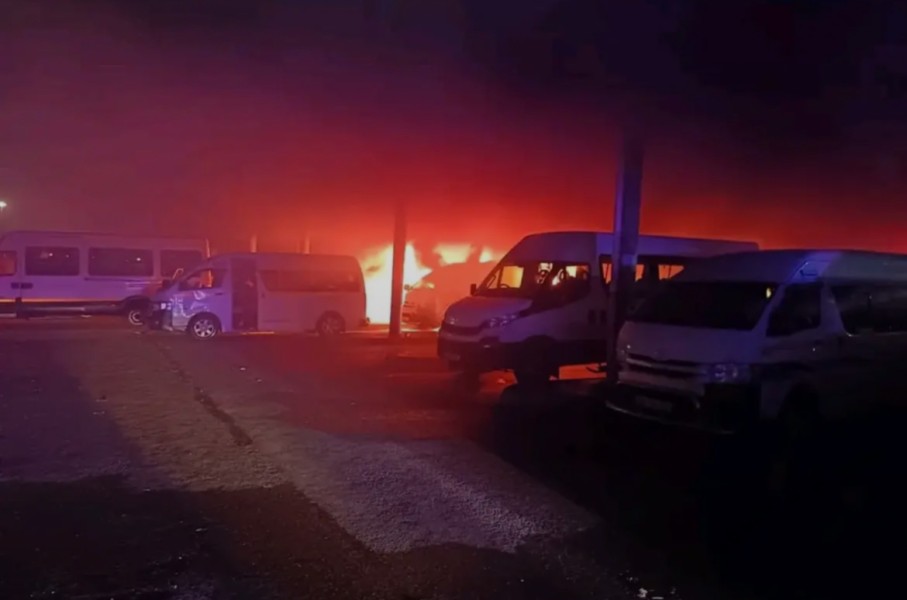 Nyanga taxi rank. Supplied