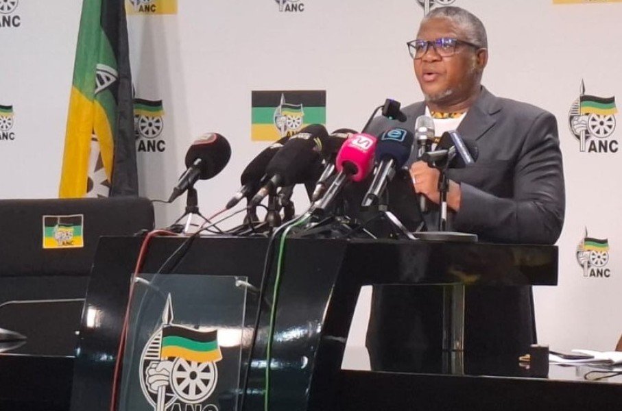 ANC SG Fikile Mbalula. eNCA/Aviwe Mtila