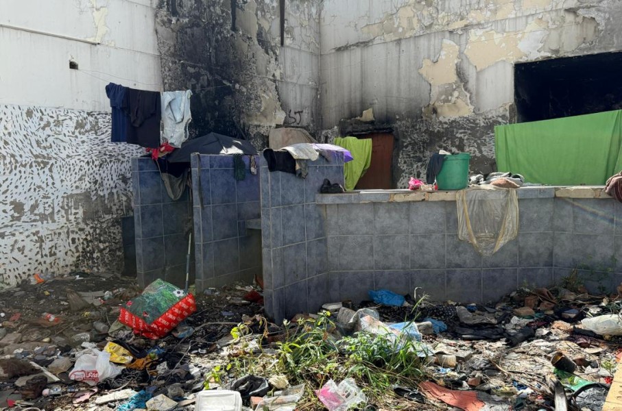 The abandoned police station in Carletonville. eNCA/Nabeelah Shaikh