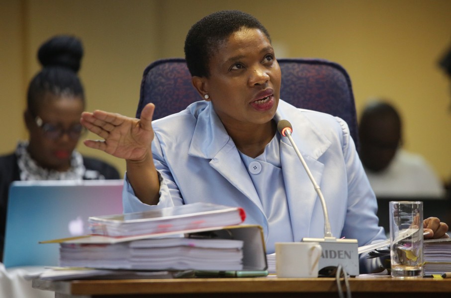 Suspended deputy national director of public prosecutions Adv Nomgcobo Jiba during the Mokgoro Commission of Inquiry on February 25, 2019 in Centurion, 