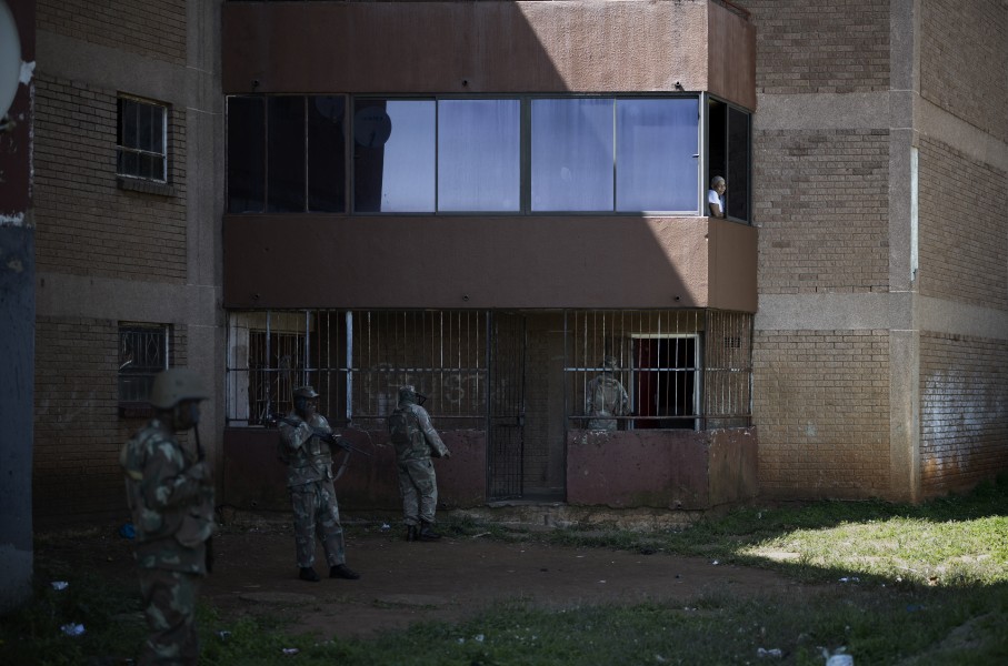South African National Defence Force (SANDF) soldiers 
