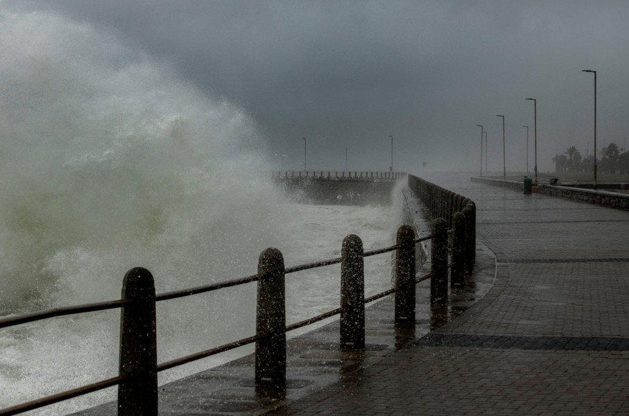 Severe Cape Town weather causes widespread damage to Sea Point homes and infrastructure. Gallo Images/Brenton Geach
