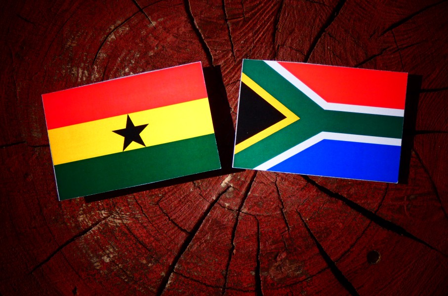 Ghana South Africa flag