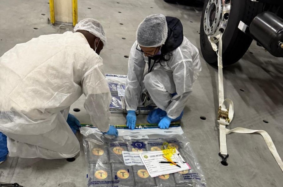 R13-million in cocaine has been seized at the Durban Harbour. Dasen Thathiah/eNCA