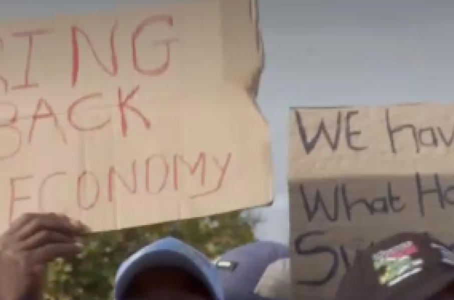 Protest against illegal foreign nationals