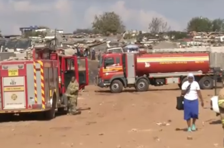 Tshwane shack fire 