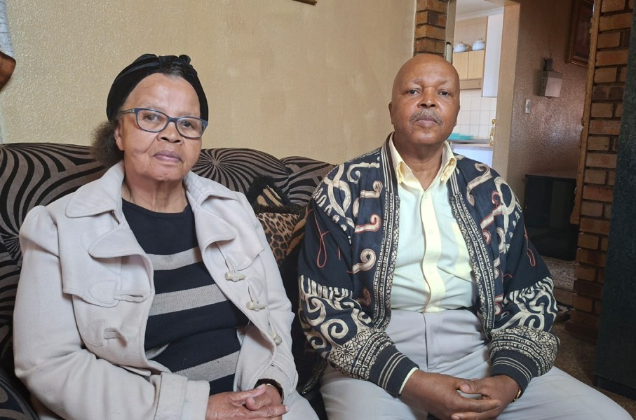 Jacqueline Modise and her husband (IPHC)